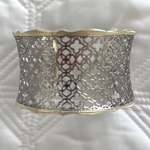 Silver and gold toned bracelet